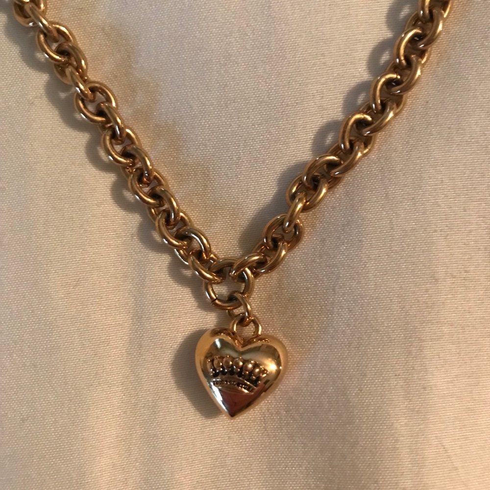 Juicy Couture Gold Heart Necklace